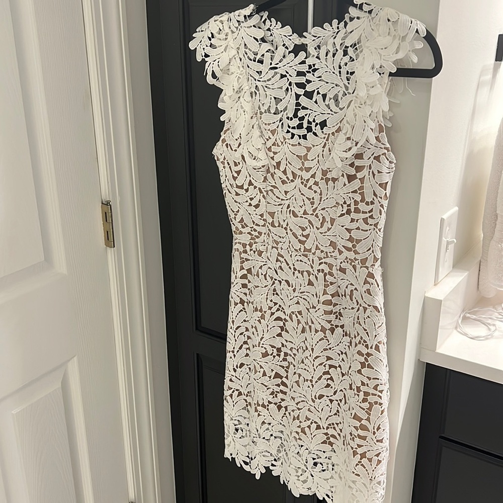VICI small white lace dress